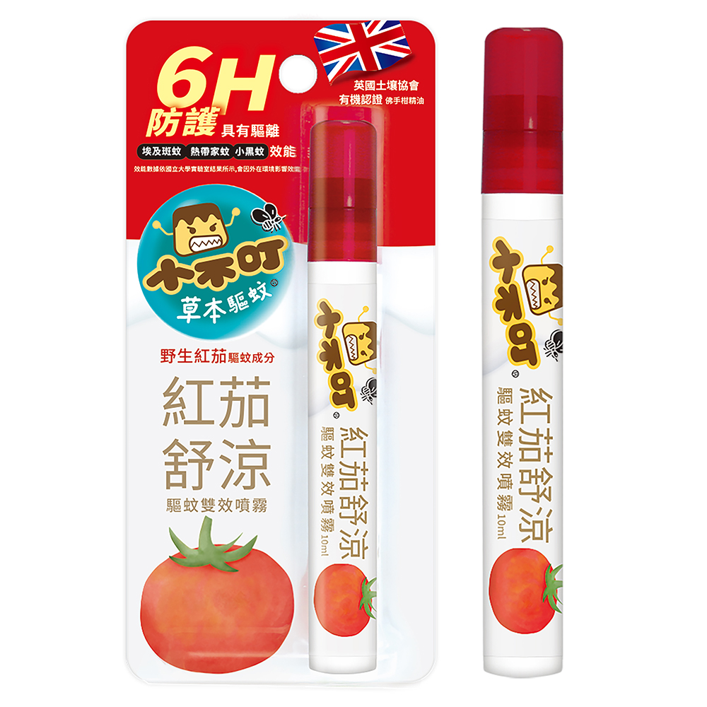 小不叮紅茄舒涼驅蚊雙效噴霧10ml, , large