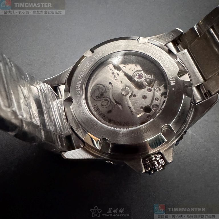 [星晴錶業]ARMANI手錶,42mm,AR00076黑色錶面銀錶殼銀色精鋼錶帶款, , large