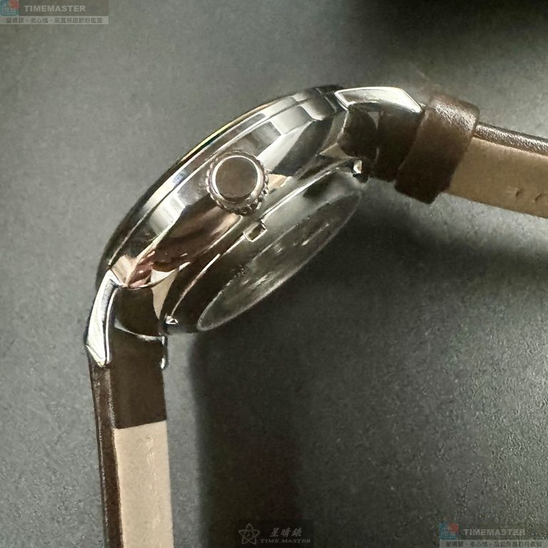 [星晴錶業]Kenneth Cole手錶,42mm,KC00009古銅雙面機械鏤空錶面銀錶殼咖啡色真皮皮革錶帶款, , large