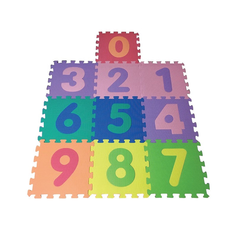 【PMU必美優】套色巧拼30片組(約0.83坪)-數字款20片+動物款10片, , large