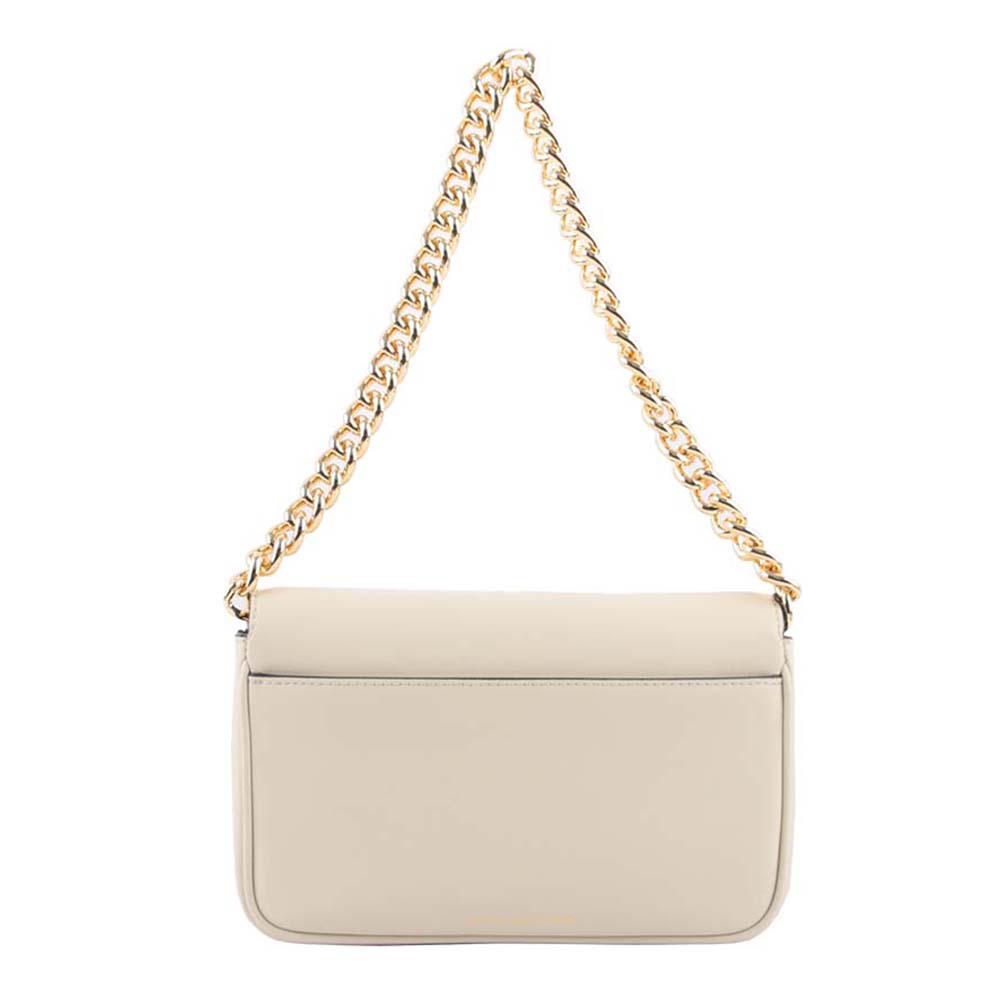 Marc Jacobs THE J MARC 平滑牛皮翻蓋二用包/天空白, , large