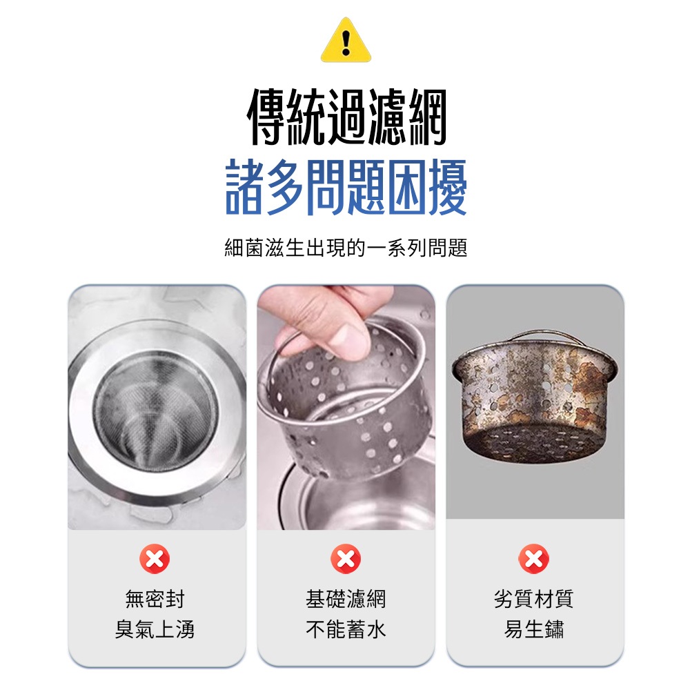 【APEX】不銹鋼廚房水槽過濾彈跳芯 304不銹鋼濾籃, , large