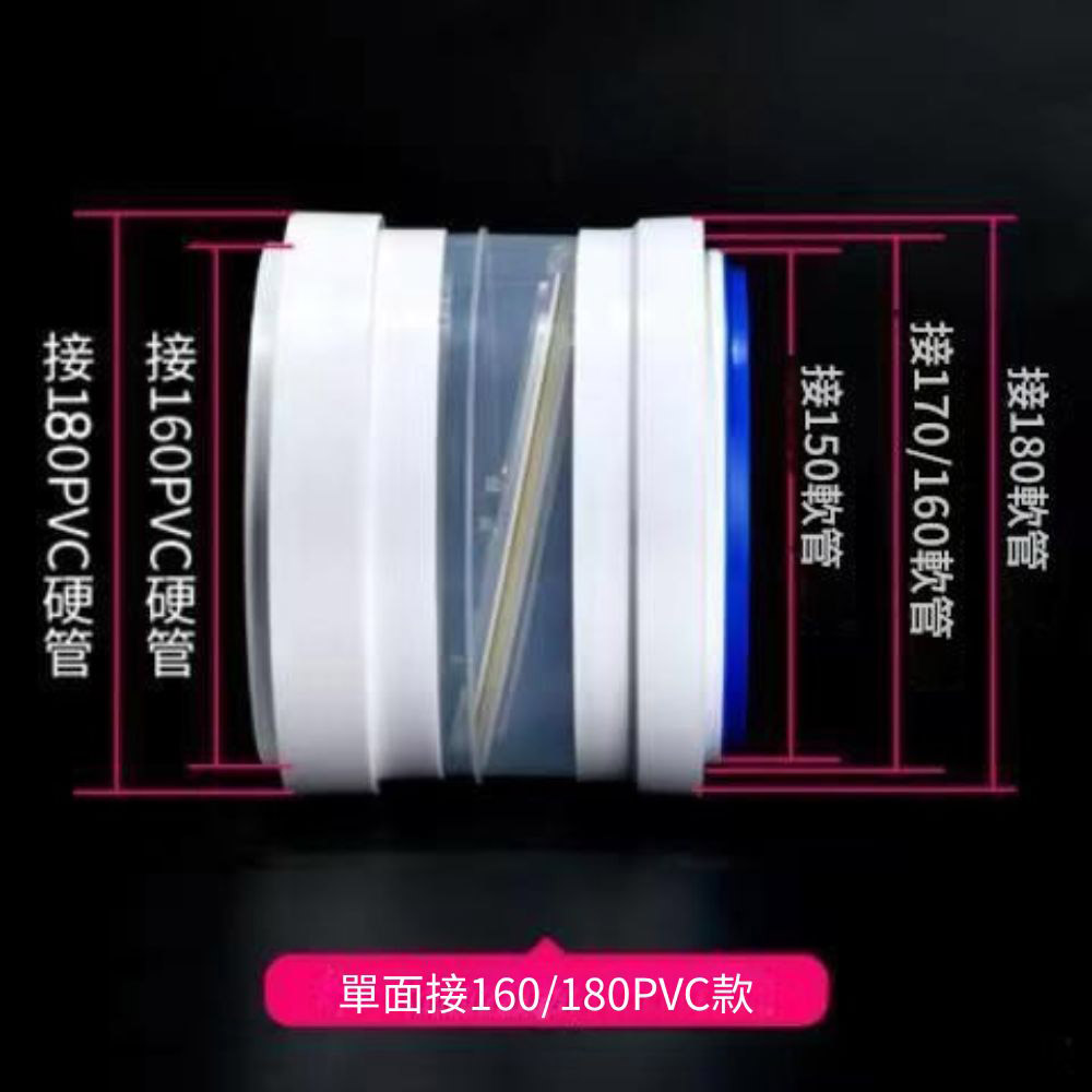 廚房油煙機煙道止逆閥-軟接硬, , large