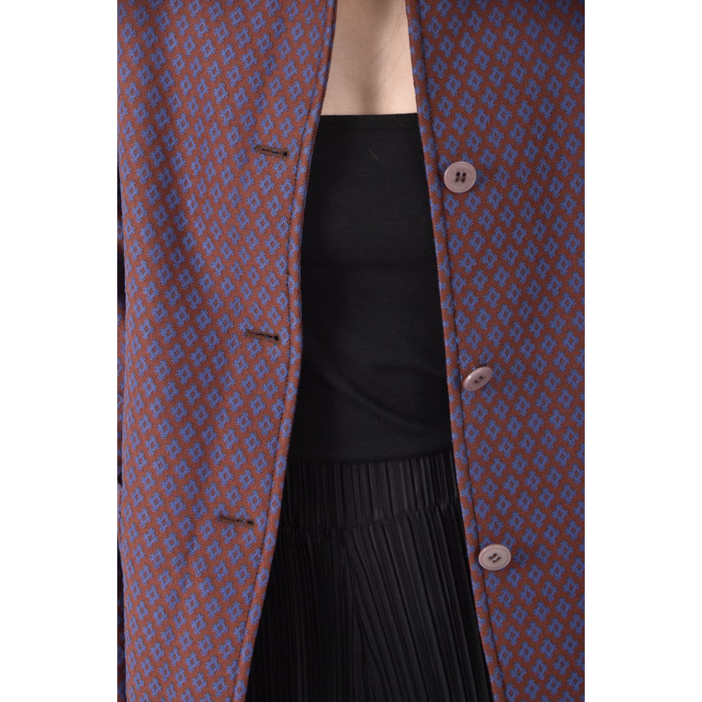 (S) miu miu長版藍色外套二手衣, , large