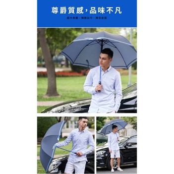 【周周生活】雨傘 現貨 大雨傘 高爾夫球傘 大傘面 直傘 晴雨傘 遮陽傘 防潑水 抗UV 傘 抗風雨傘 快速出貨, , large