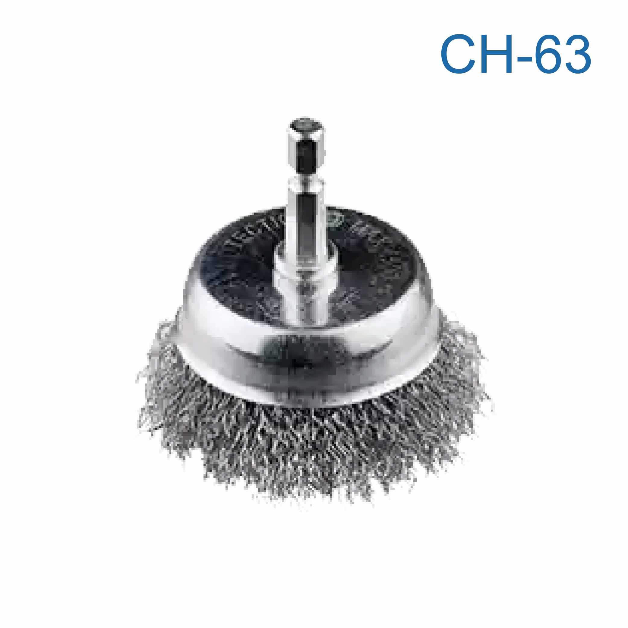 鉅玉經典｜Hexagonal handle wire brush, bowl-shaped with handle CH-63, , large