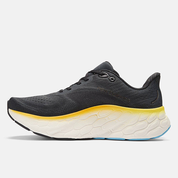 New Balance Fresh Foam X More v4 男 慢跑鞋 2E寬楦 厚底 黑藍 [MMORCD4], , large