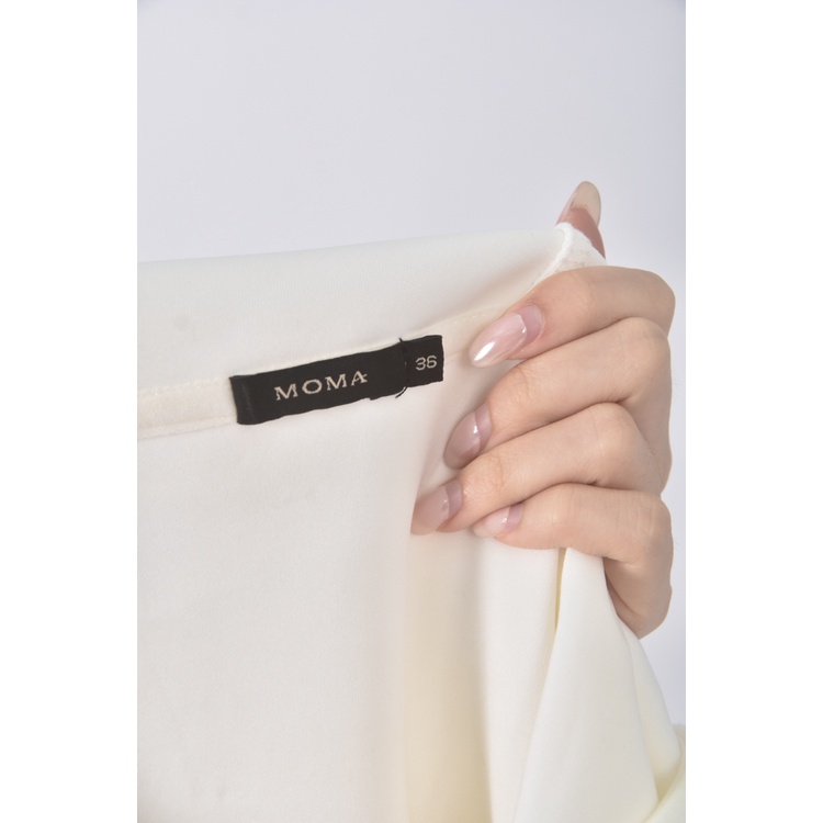 (L) moma質感連帽白色洋裝二手衣, , large