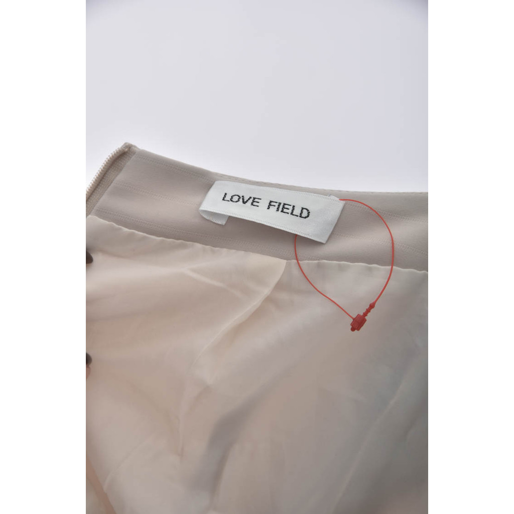 (S) love field傘擺杏色長裙二手衣, , large