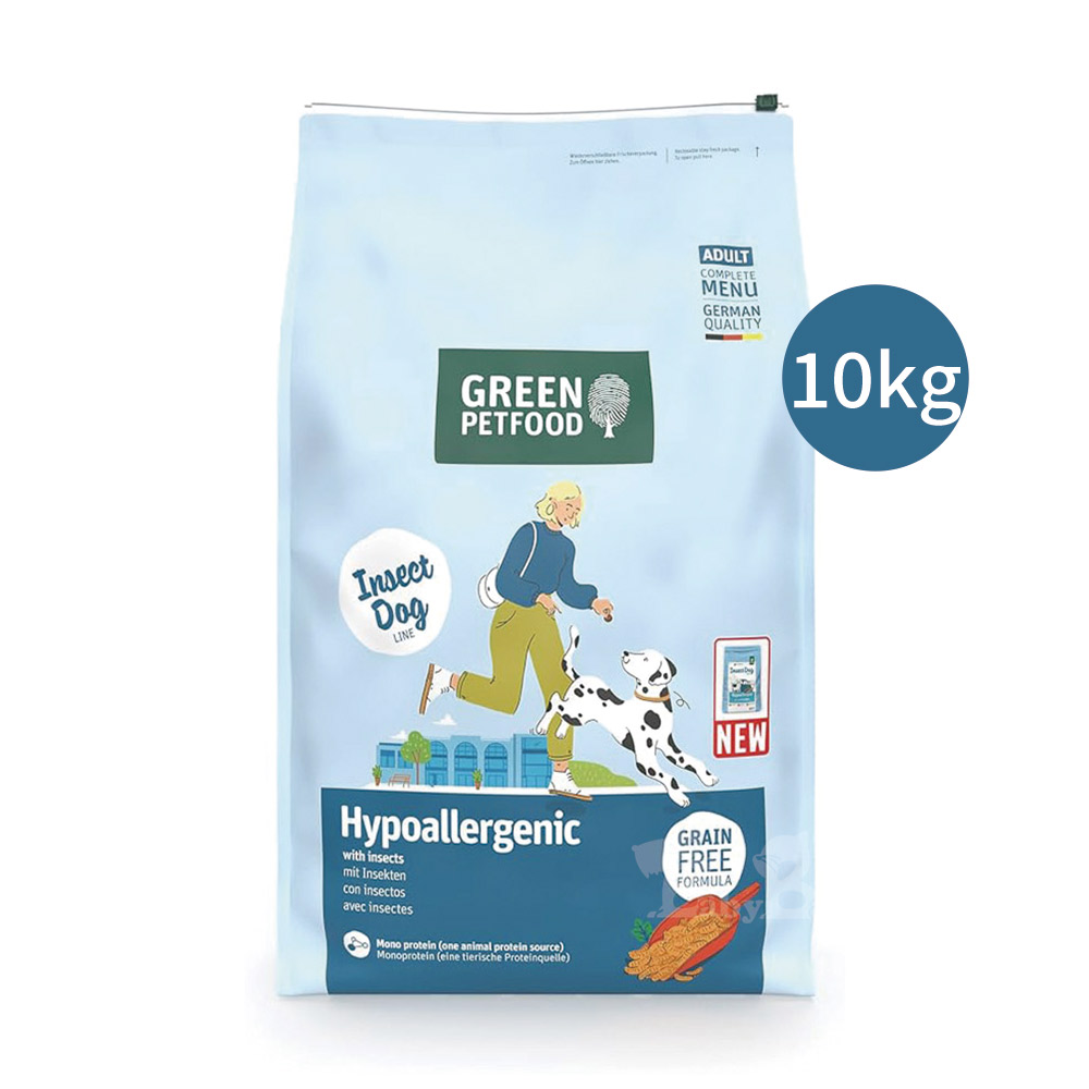 【倆寶貝精品館】Green Petfood德國綠自然 昆蟲蛋白 無穀低敏成犬飼料10KG