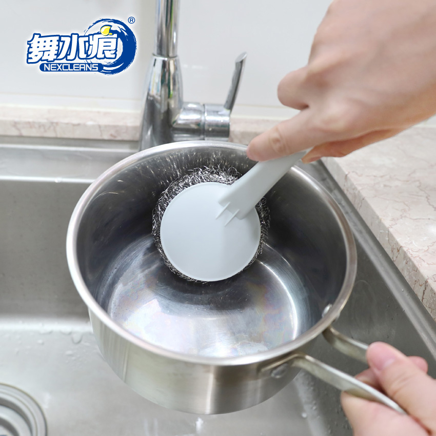 RT-K9008 Dish Scourer with handle, , large