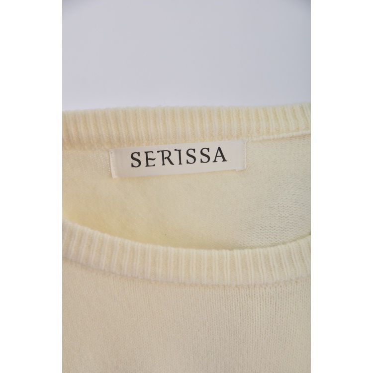 (L) 【房業涵私服】serissa素色白色毛衣二手衣, , large
