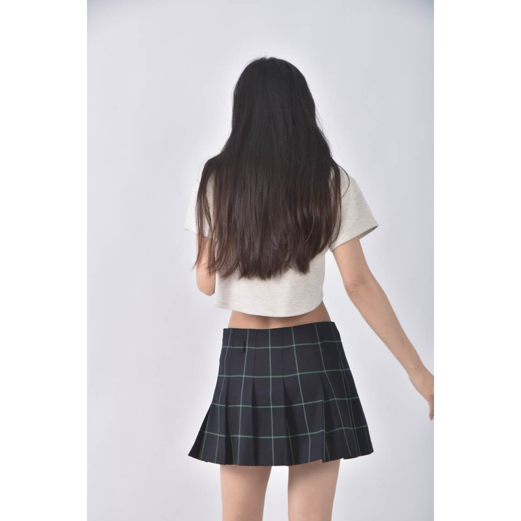 (2XL) knights bridge格紋藍色短裙二手衣, , large
