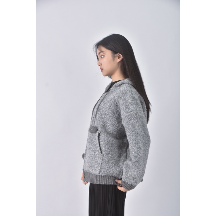 (XL) 毛毛灰色外套二手衣, , large