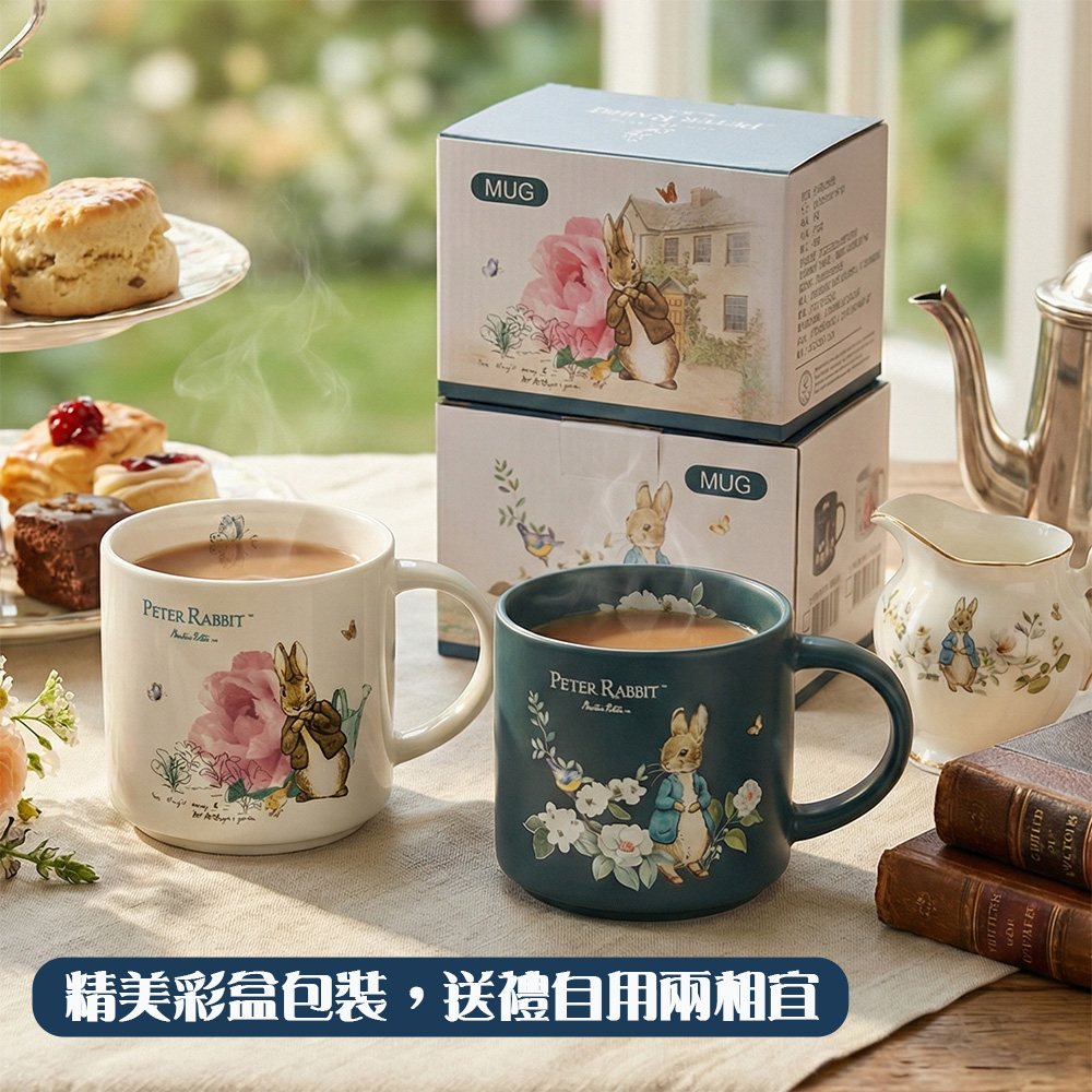 【世豐】Peter Rabbit 比得兔 馬克杯- 月光白, , large