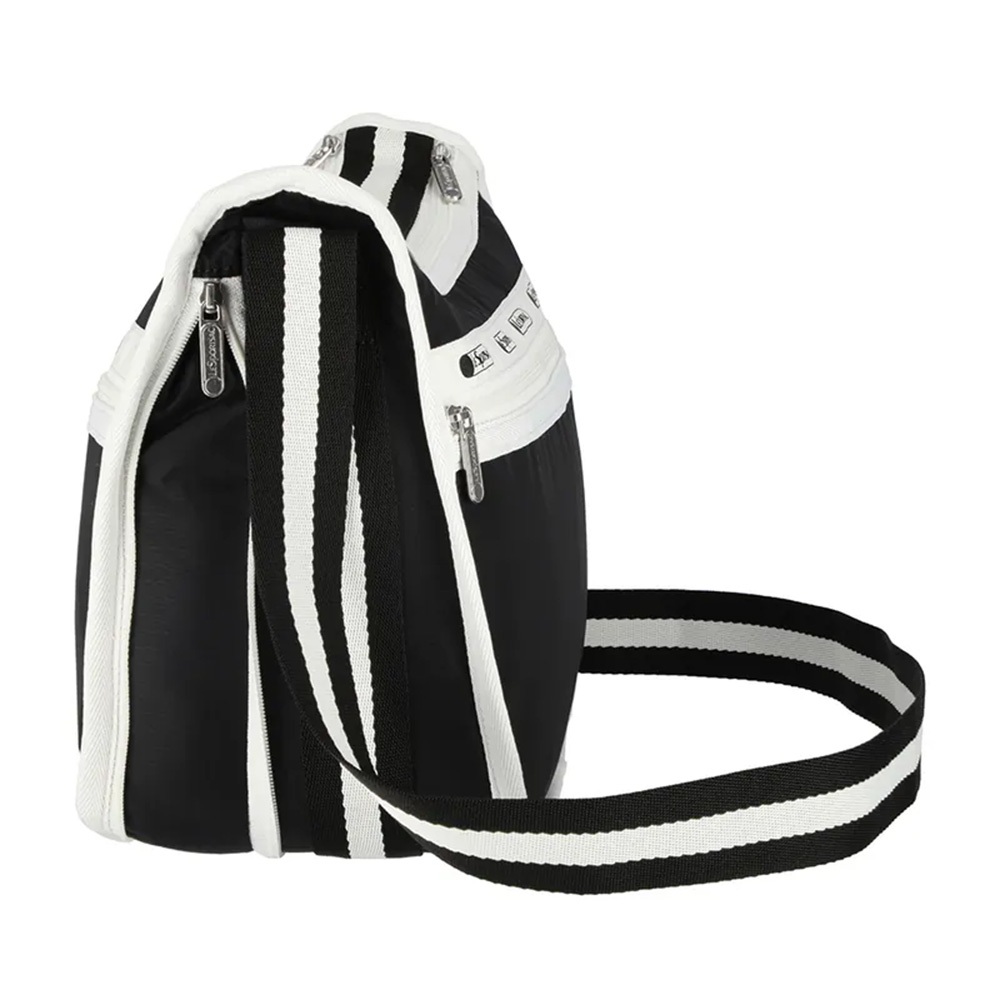 |快速出貨|Lesportsac Deluxe Everyday Bag 經典斜背包/ 滾邊夜幕黑, , large