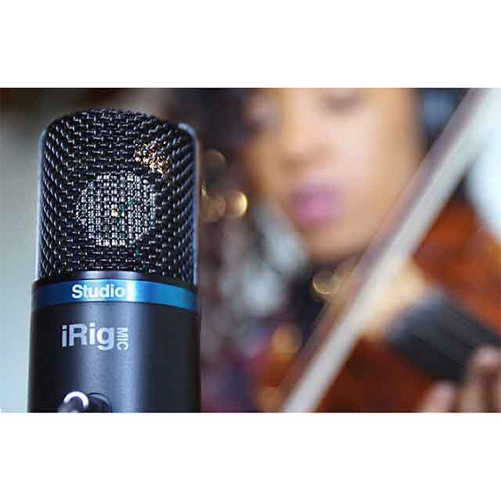 IK Multimedia iRig Mic Studio Black 專業電容麥克風 黑色【敦煌樂器】, , large