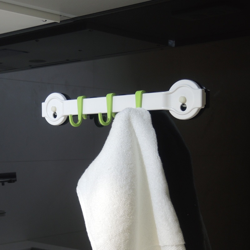 【收納精靈】RT-A8024 三入掛勾組 居家 廚房掛勾 內附無痕膠片-白色, , large