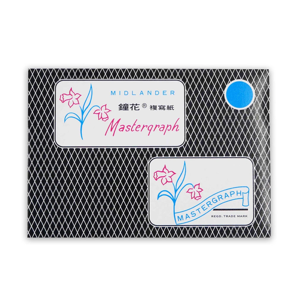 【Tomato】鐘花複寫紙 MK-104 單面藍 20張入/包 3400, , large