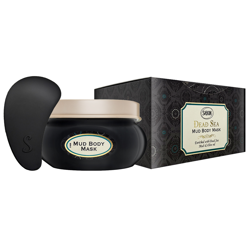 【SABON】死海黑礦泥身體泥膜 200g, , large