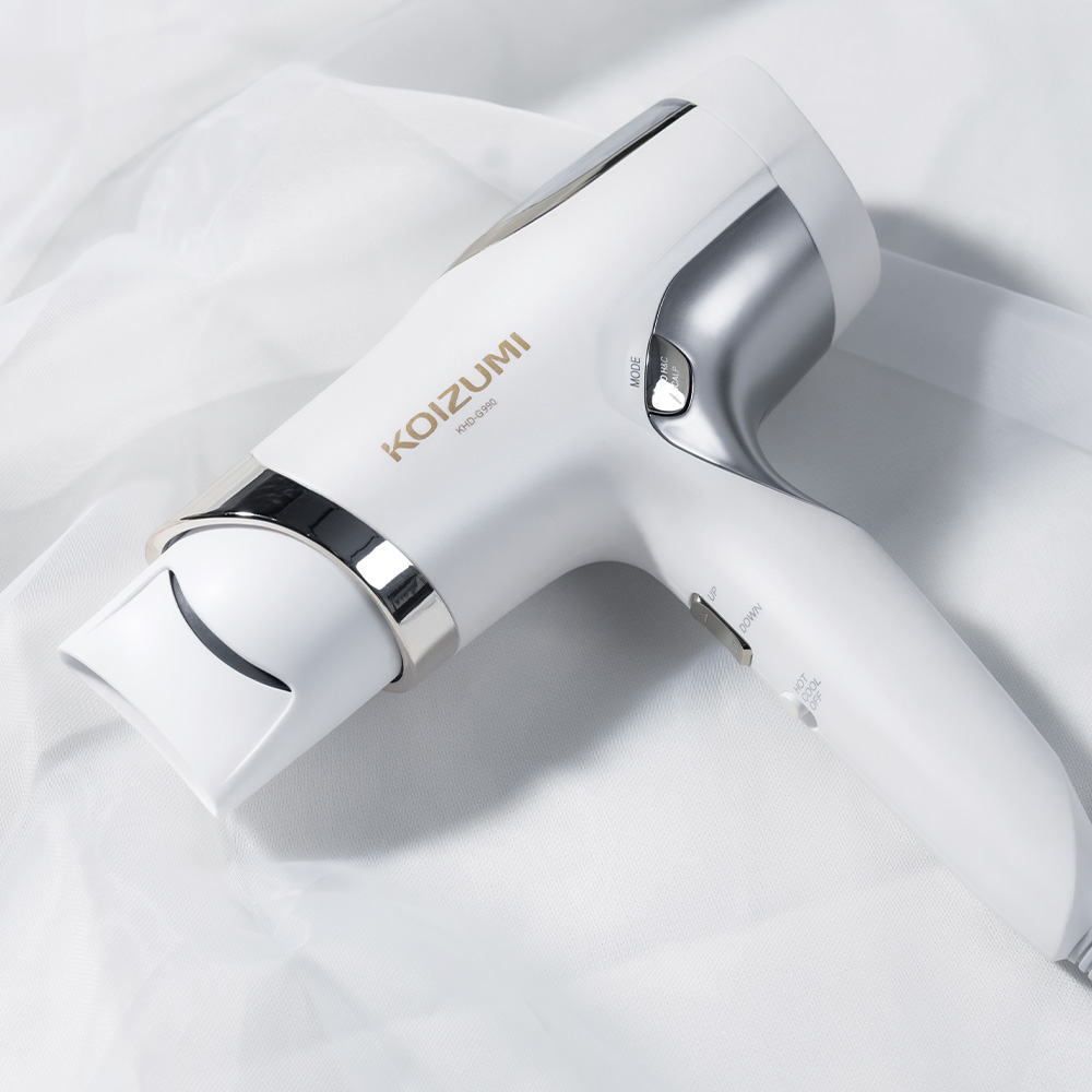 【可易家電】日本KOIZUMI小泉成器小MONSTER雙渦輪暴風級BLDC護髮吹風機KHD-G990-WE(白), , large