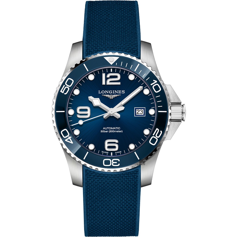LONGINES 浪琴 深海征服者浪鬼陶瓷潛水機械錶-藍/43mm L37824969