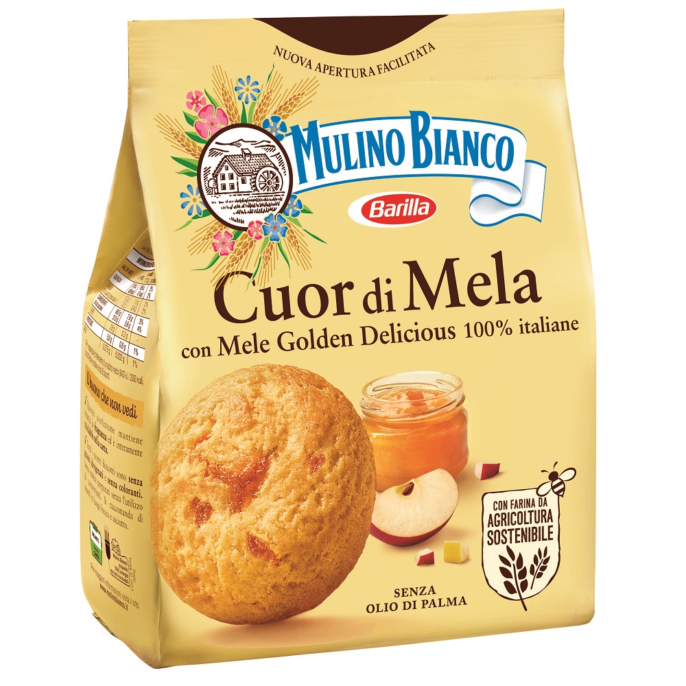 Mulino Bianco Biscuits Heart Of Apple, , large