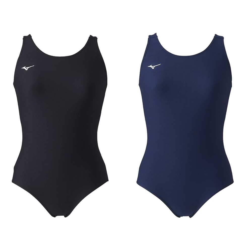 MIZUNO SWIM BASIC 女泳衣 女款素色 訓練型泳衣 連身三角 N2MAAC01 【樂買網】, , large