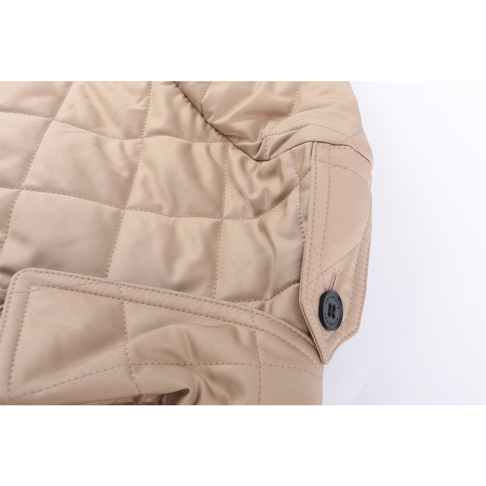 BURBERRY L號菱格紋棉質輕型外套/駝色, , large