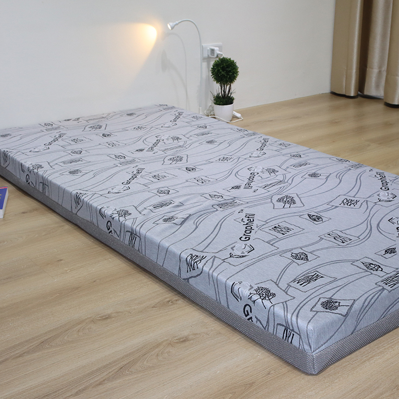 Graphene elastic breathable memory mattress