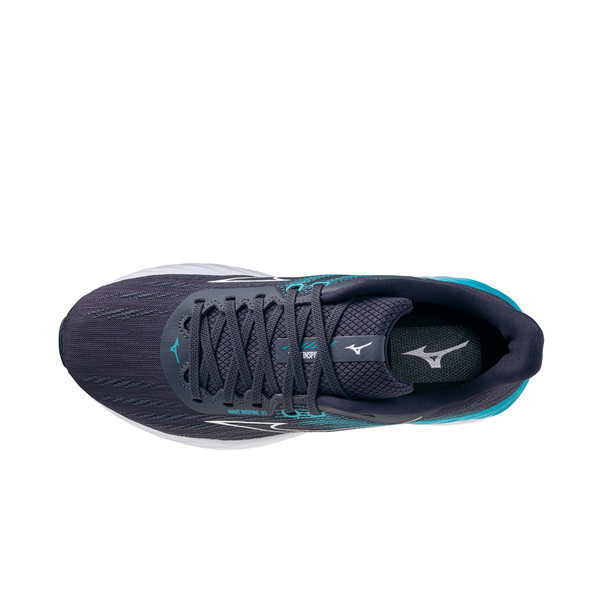 Mizuno Wave Inspire 21 Sw 男 慢跑鞋 超寬楦 彈力 支撐 緩震 深藍 [J1GC254551], , large