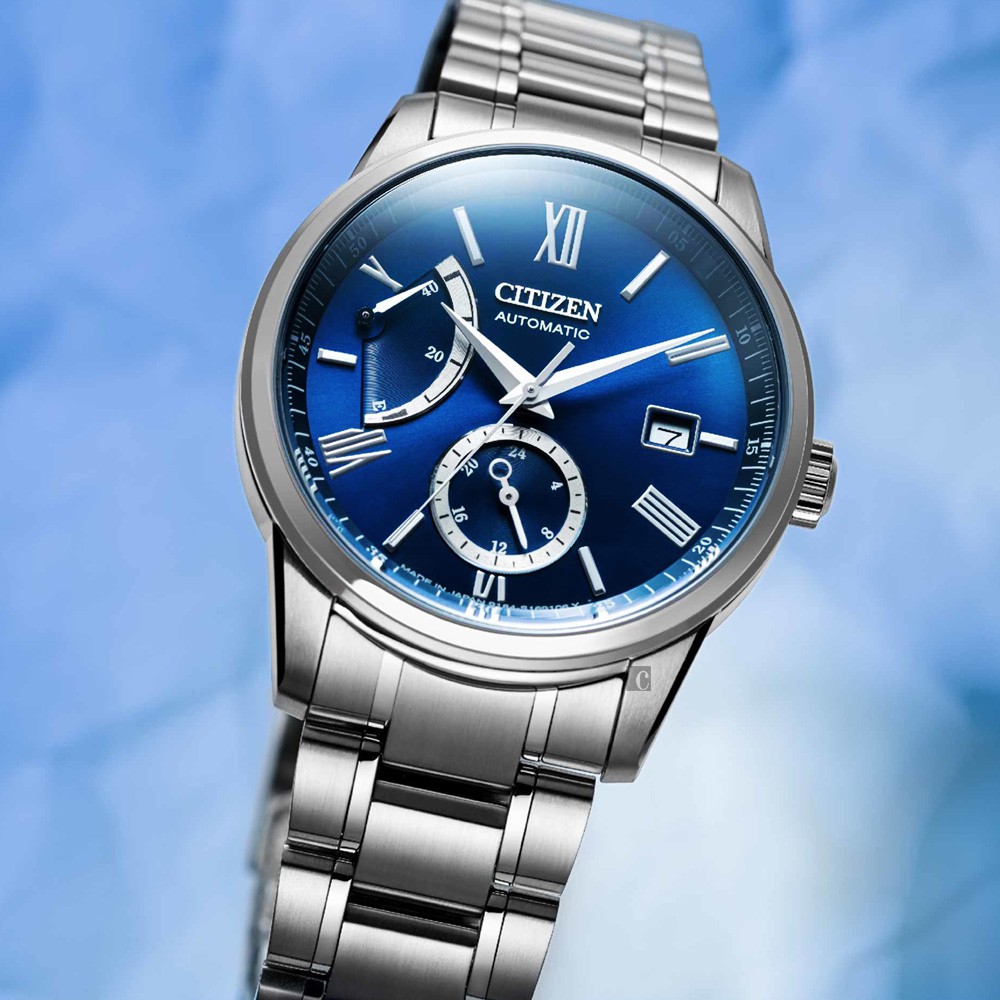 CITIZEN 星辰 正能量動儲機械紳士腕錶 NB3001-61M, , large