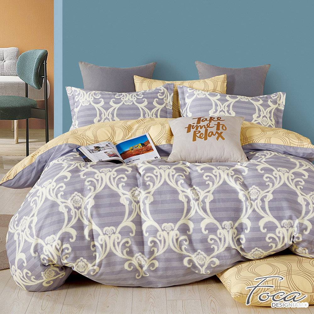 【FOCA多款任選】200織精梳棉石墨烯兩用被舖棉床罩組(雙/加), , large