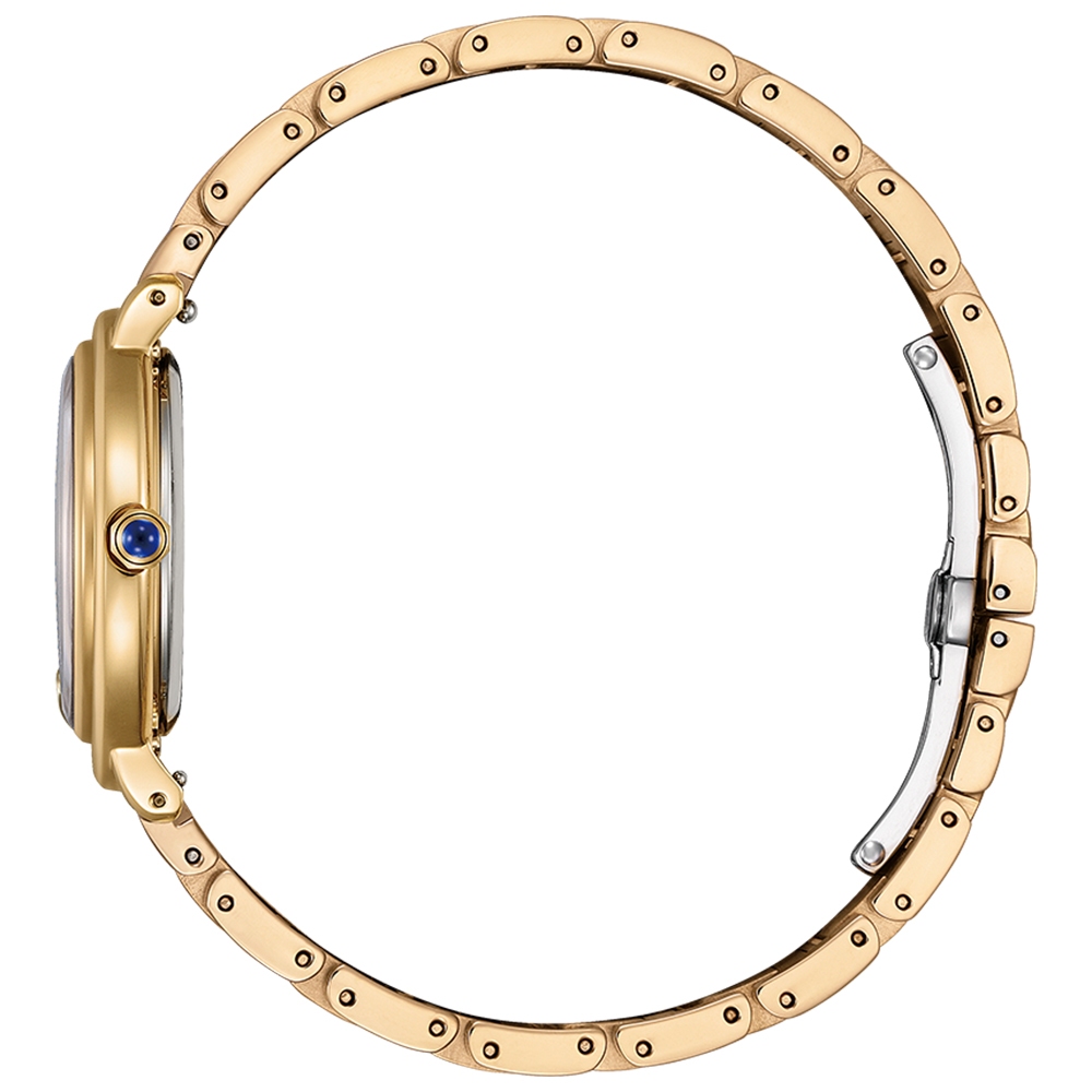 CITIZEN 星辰 L系列 曙光 光動能鑽石女錶 附贈皮革錶帶 EM1093-61D, , large