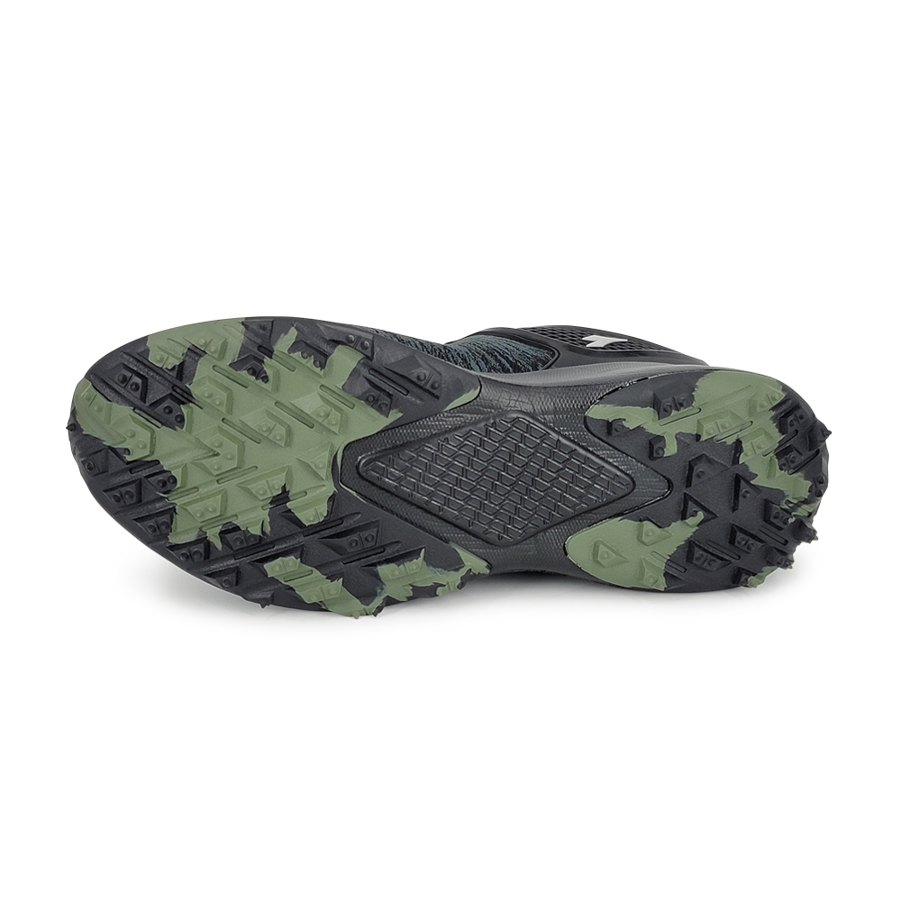 DIADORA迪亞多那 雙重防潑水越野鞋 男運動鞋 男鞋 登山鞋 透氣 排濕 強韌 梭織 吸震 減壓 防滑 咖啡 黑綠, , large