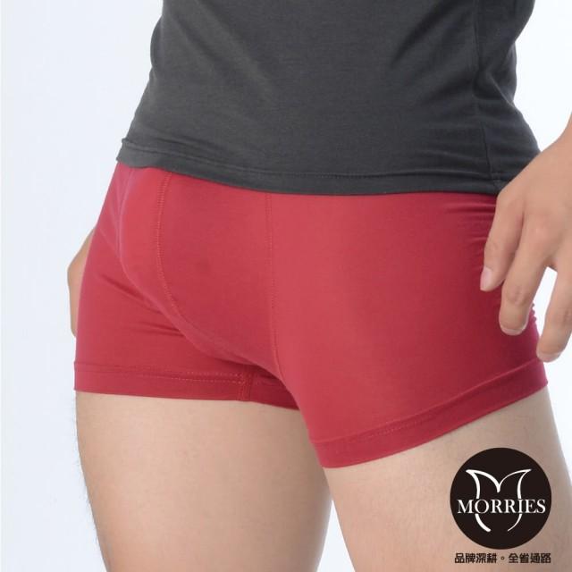 【MORRIES】天絲棉立體四角褲MR752-藍M, , large