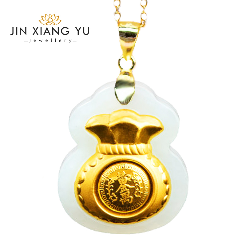 24K gold necklace, , large