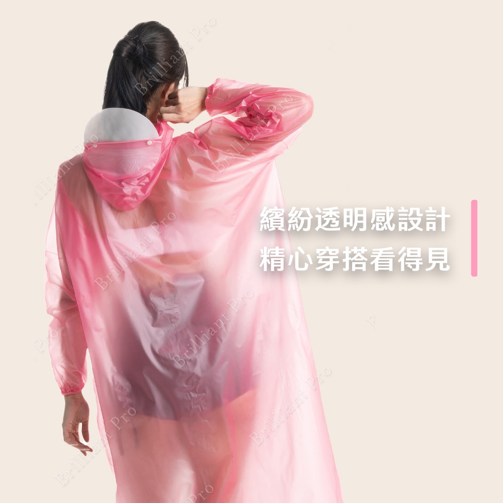 Crystal Fully Open PVC Raincoat White/Blue/Yellow/Purple Slightly Transparent and Lightweight Design Unisex Hooded Waterproof Drawstring Practical and Stylish, , large