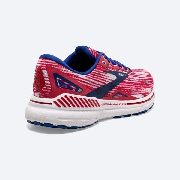 Brooks Adrenaline Gts 23 女 慢跑鞋 運動 休閒 支撐 緩衝 紅 藍 [1203811B631], , large