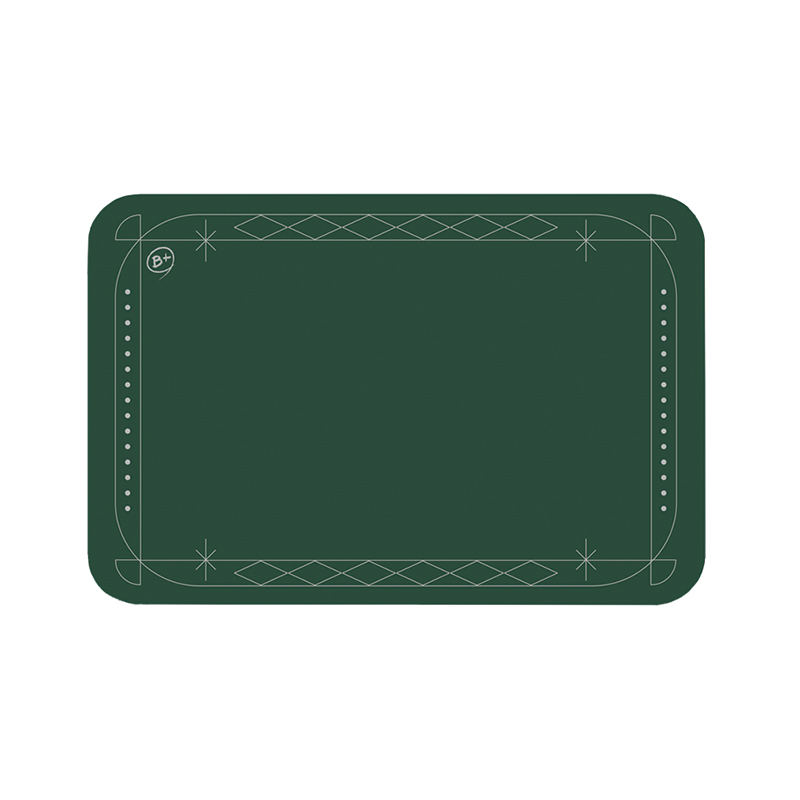 【Monster】 Soft Diatomaceous Earth Absorbent Mat – Border Series (60x40cm) – Green Border, , large