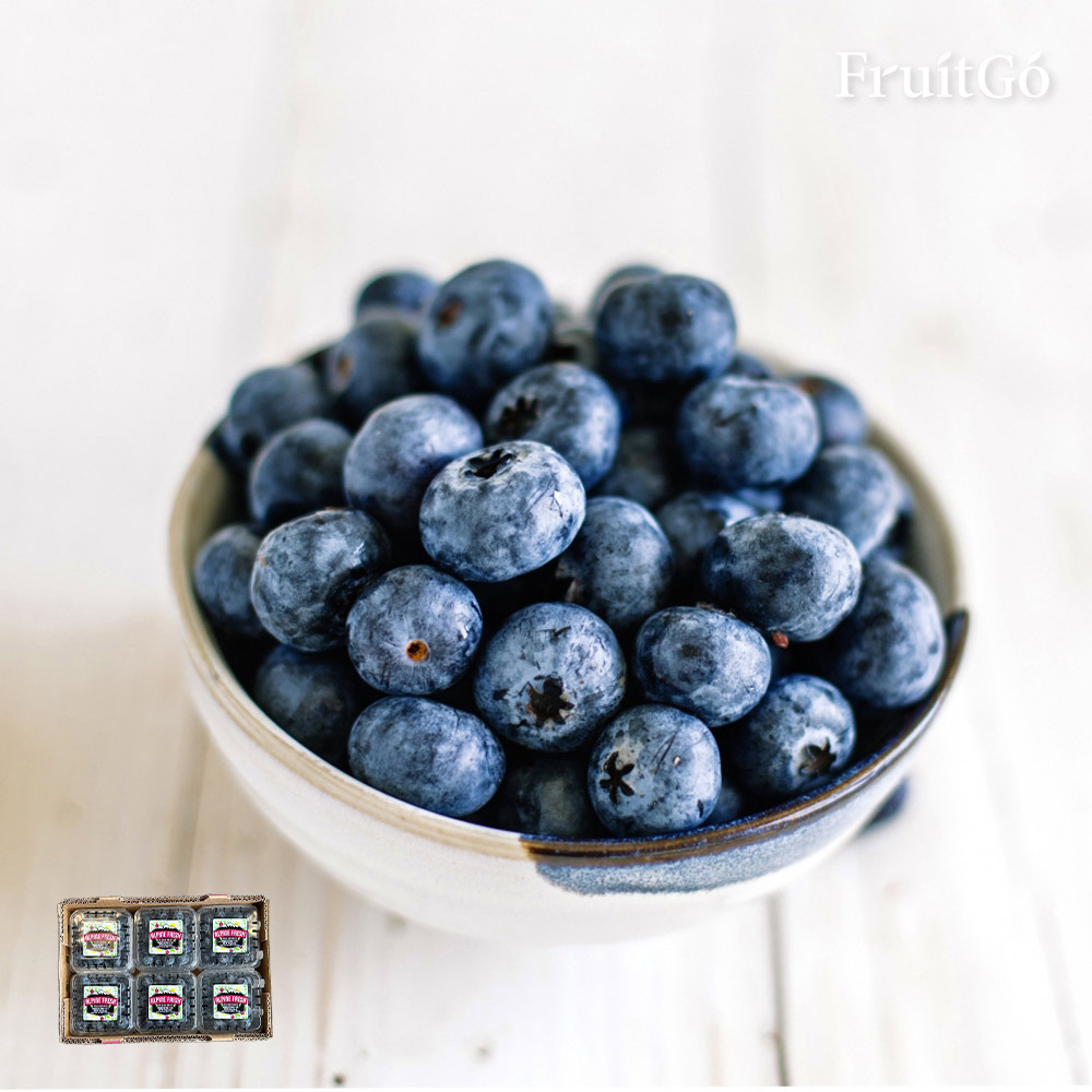 [馥果FruitGo]秘魯 鮮採藍莓(14mm)-進口原箱(125g*12盒), , large