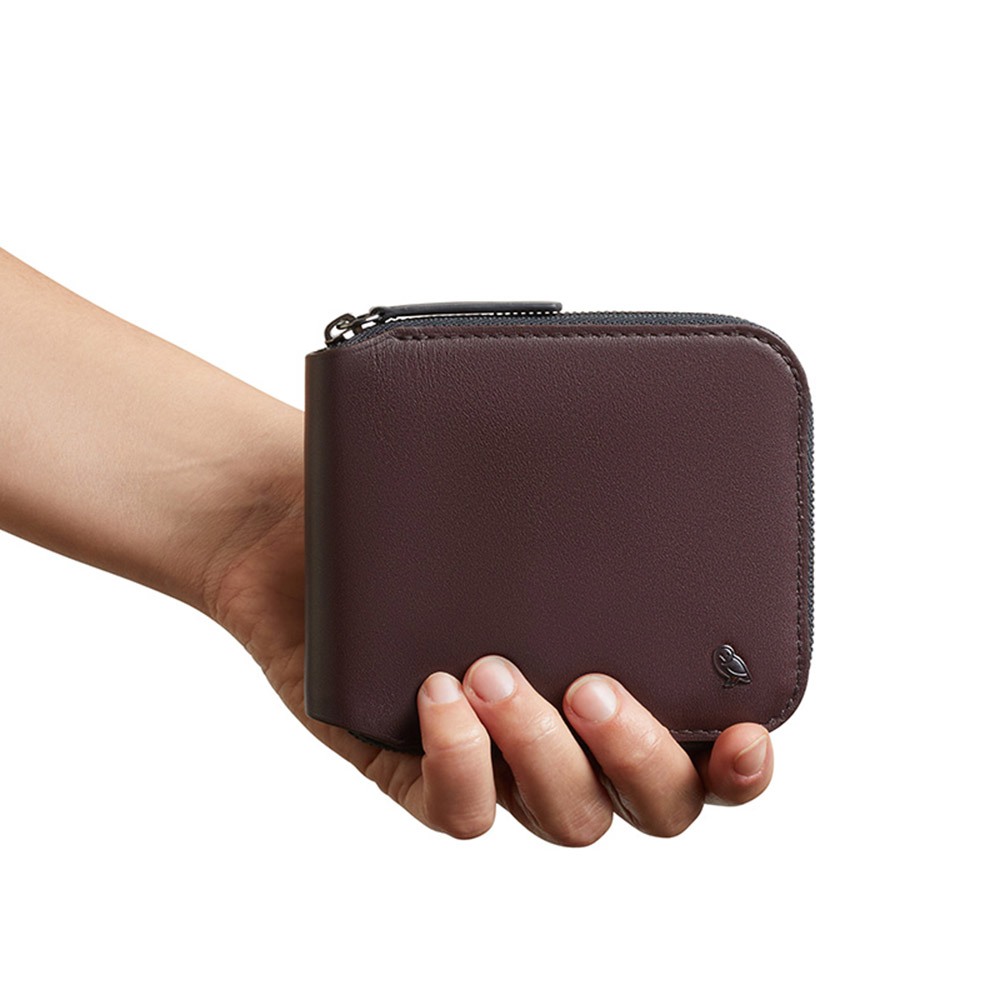 |快速出貨|Bellroy Zip 拉鍊皮夾 短夾 零錢包 卡片收納包 RFID防盜-深紫色, , large