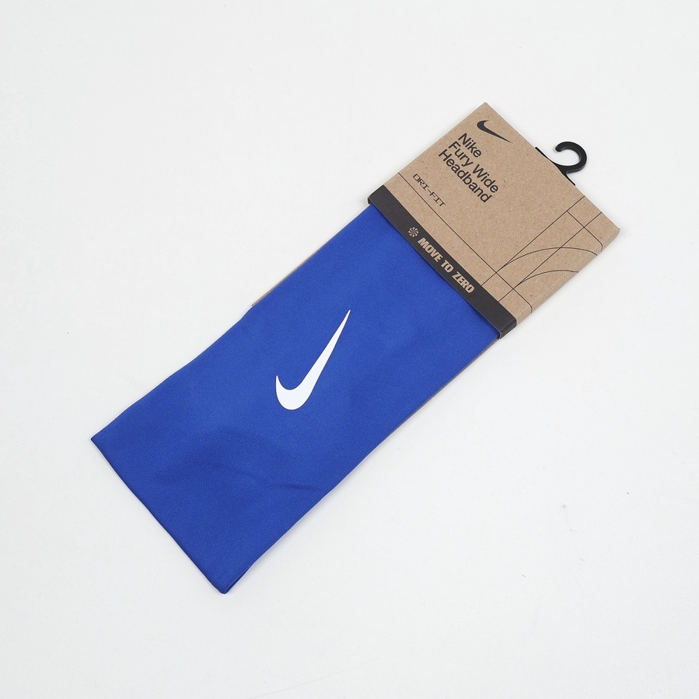 [秉宸] NIKE FURY CLASSIC 寬版頭帶 (有矽膠條) 寶藍, , large