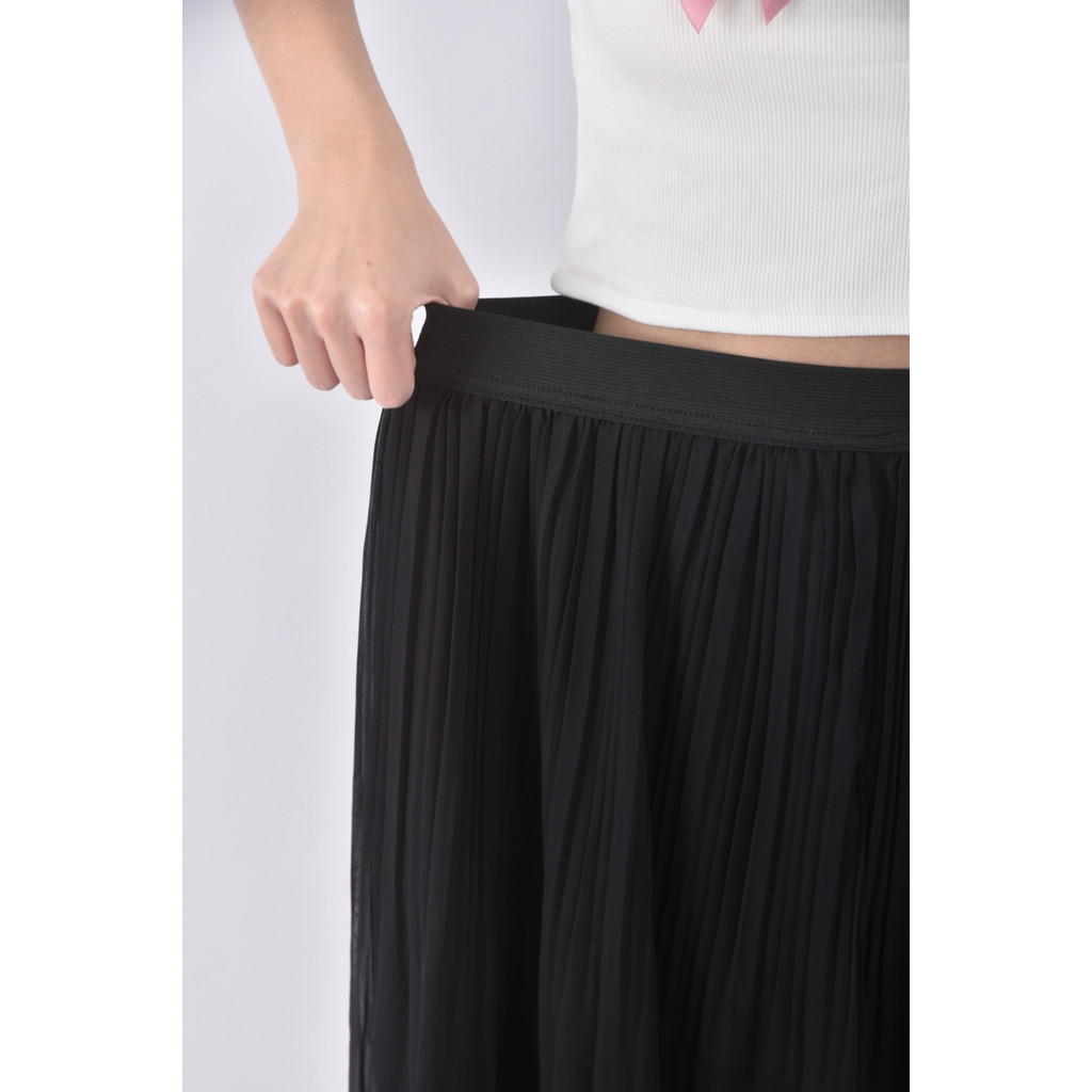 (M) 素面黑色長裙二手衣, , large