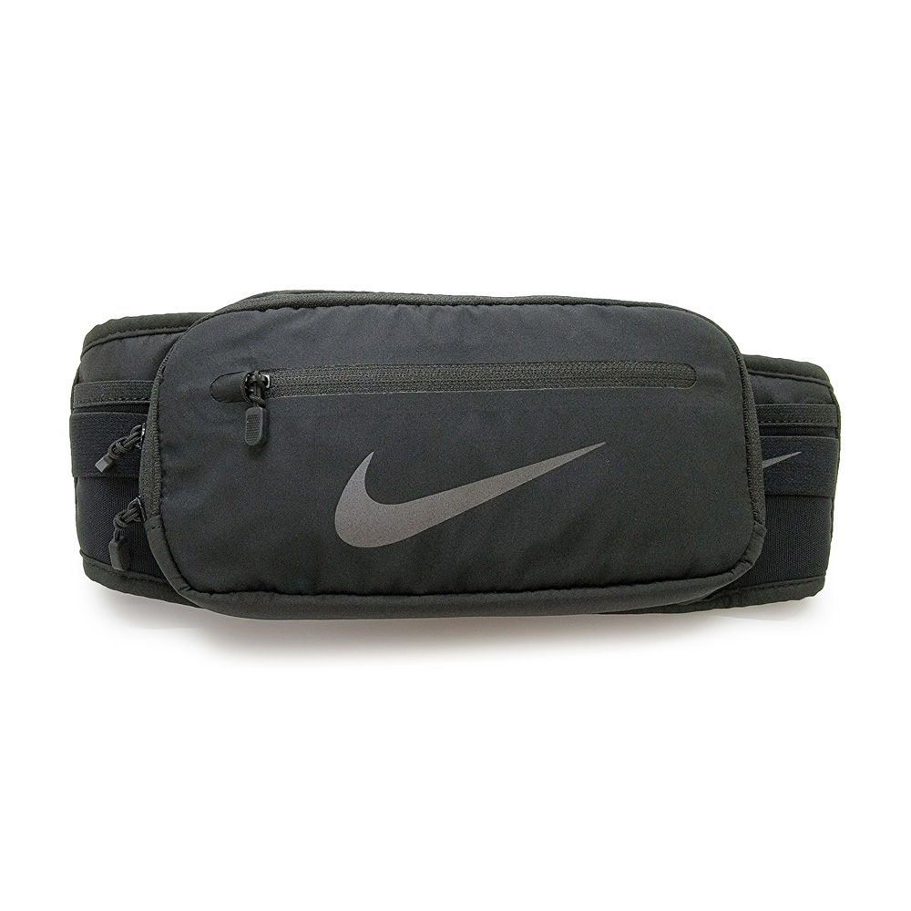 NIKE RUN 腰包 隨身包 休閒 逛街 慢跑 戶外運動 簡約 反光 拉鍊內袋 彈性 減緩晃動 耐用 透氣 舒適 黑