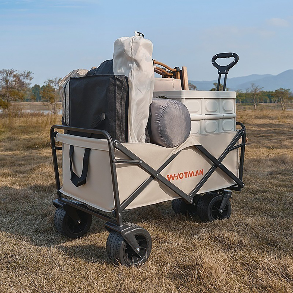 Whotman-3秒摺疊大容量碟煞坦克露營車-米白, , large