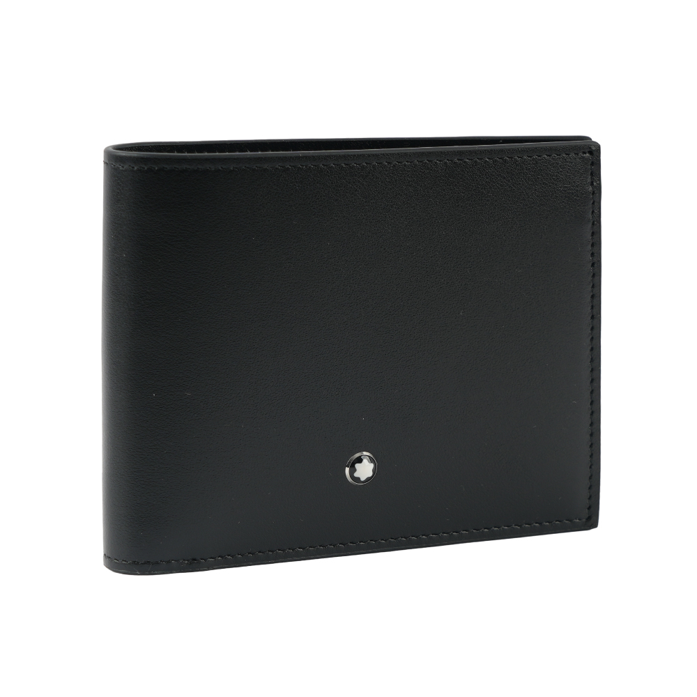 Montblanc 萬寶龍 Meisterstuck 大班系列對開6卡短夾/黑色, , large