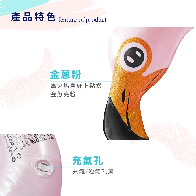 【Healgenart】火焰鳥造型泳圈 兒童戲水泳圈, , large