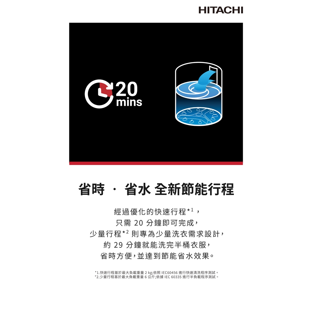 HITACHI 13.5kg Aqua Jet Powerful Washing Inverter Upright Washing Machine LTLH3MVJWT, , large
