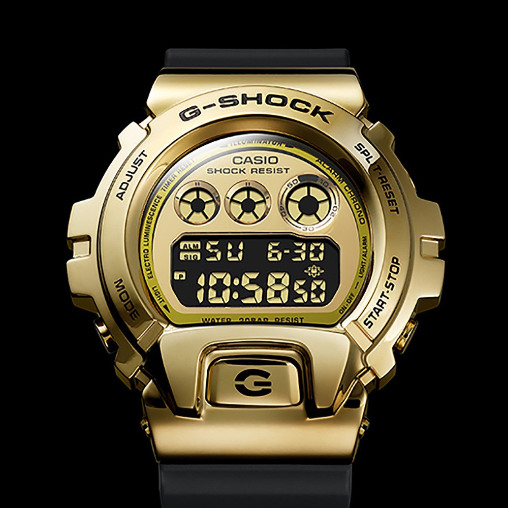 CASIO 卡西歐  G-SHOCK DW-6900 25周年金屬手錶 GM-6900G-9, , large